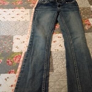 Grace Women's Straight Leg Blue Jeans